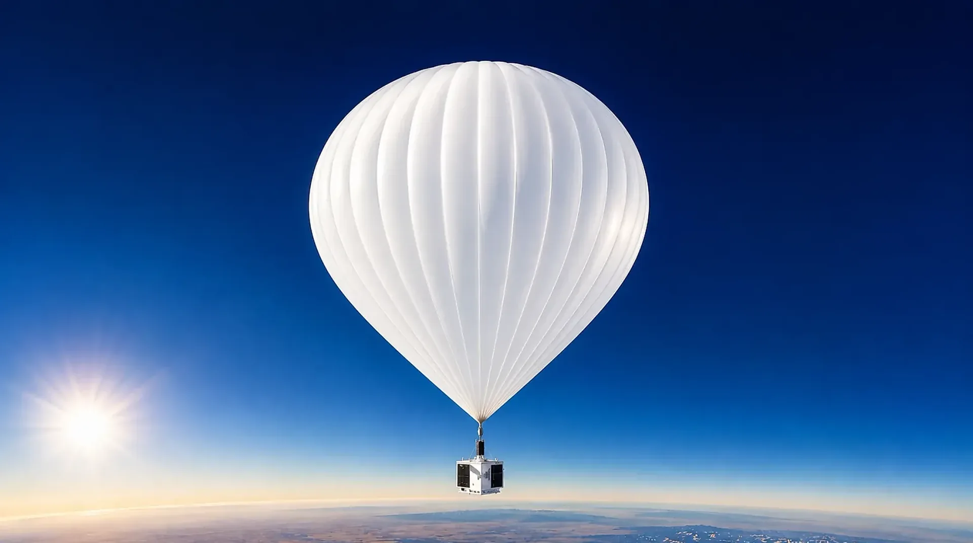 Stratospheric balloon launch configuration